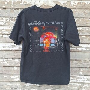 🌟 Vintage Planet Hollywood Walt Disney World Resort T Shirt Graphic Size Medium